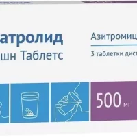 Azithromycin (Sumatrolid Solution Tablets) dispersible 500 mg - [3 tablets]