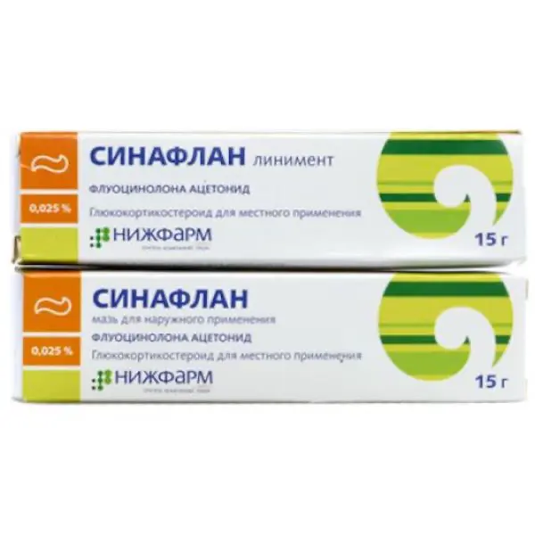 Fluocinolone acetonide (Sinaflan) liniment 0.025% - [15 g tube]