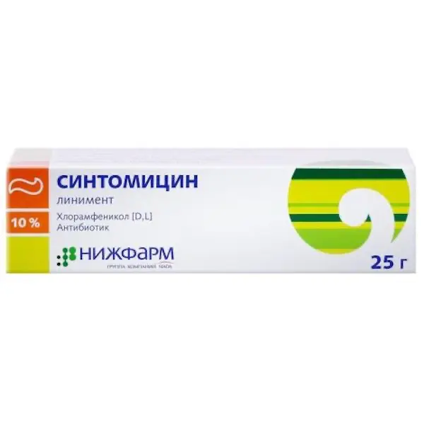 Chloramphenicol (Synthomycin) liniment 0.025% - [25 g tube]