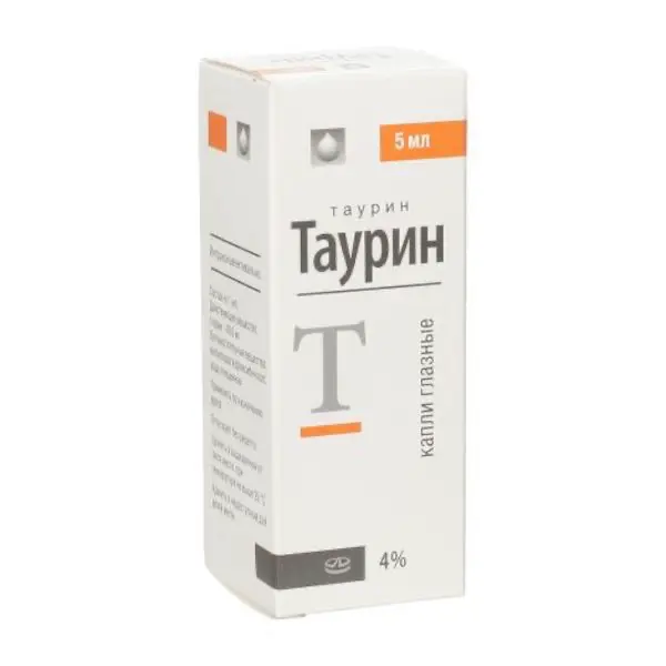 Taurine eye drops 4% - [5 ml vial]