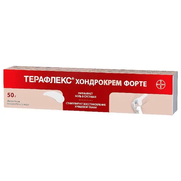 Chondroitin sulfate sodium, meloxicam (Theraflex Chondrocream Forte) cream 1% + 5% - [50 g tube]