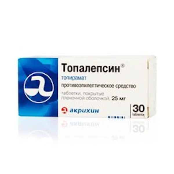 Topiramate (Topalepsin) 25 mg - [30 tablets]
