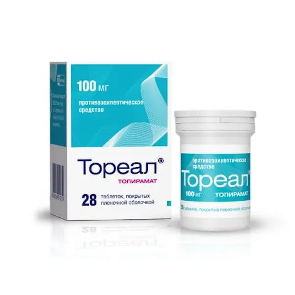 Topiramate (Toreal) 100 mg - [28 tablets]