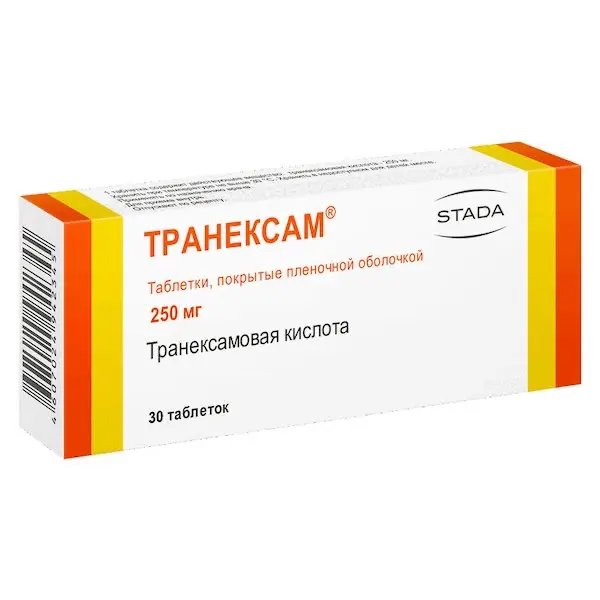 Tranexamic acid (Tranexam) 250 mg - [30 tablets]