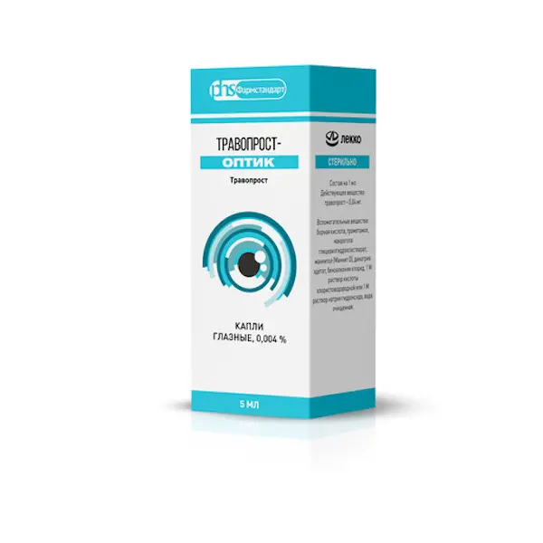 Travoprost-Optic eye drops 0.004% - [5 ml vial]
