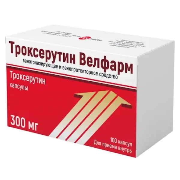 Troxerutin Vertex 300 mg - [100 capsules]