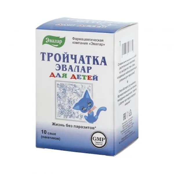 Extracts of calendula, thyme, cumin (Troychatka Evalar for children) powder for oral solution 3.6 g - [10 sachets]