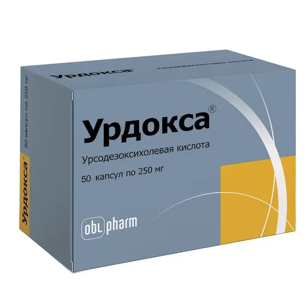 Ursodeoxycholic acid (Urdoxa) 250 mg - [50 capsules]