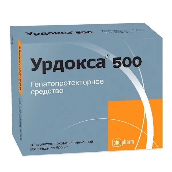 Ursodeoxycholic acid (Urdoxa) 500 mg - [50 tablets]