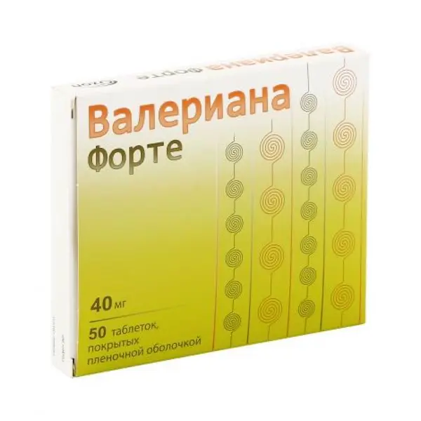 Valeriana Forte 40 mg - [50 tablets]