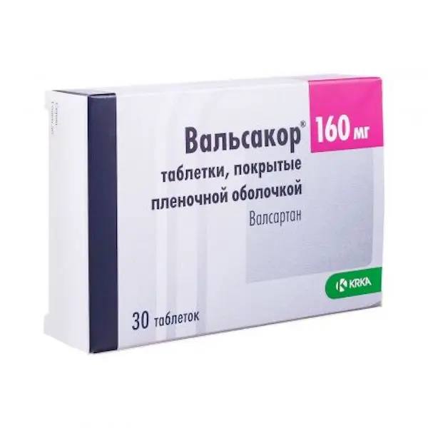 Valsartan (Valsacor) 160 mg - [30 tablets]