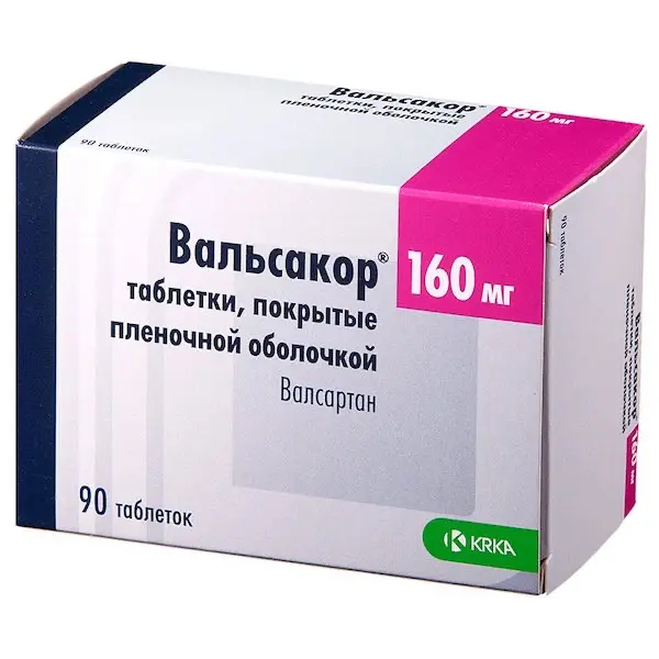 Valsartan (Valsacor) 160 mg - [90 tablets]