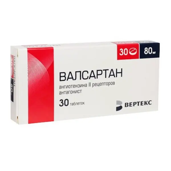 Valsartan 80 mg - [30 tablets]