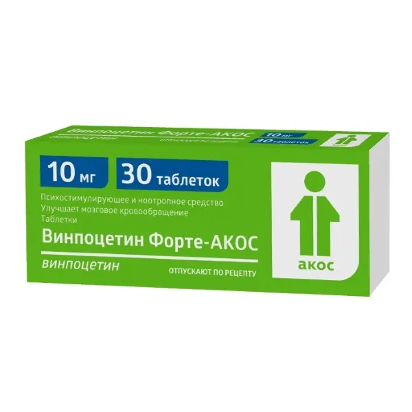 Vinpocetine Forte-Akos 10 mg - [30 tablets]