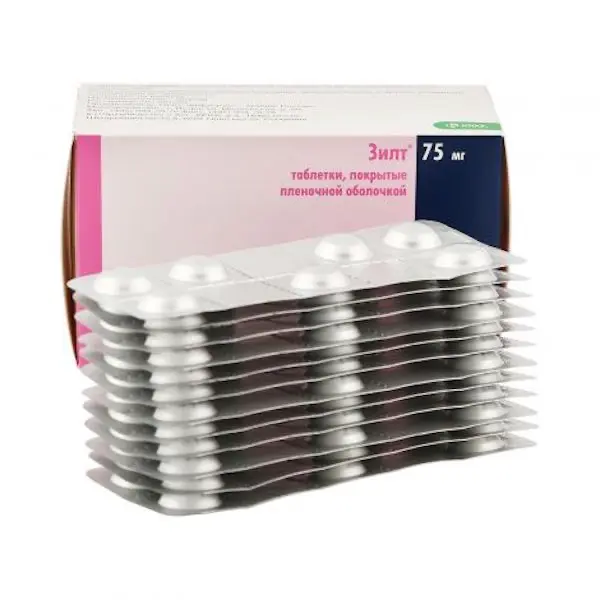 Clopidogrel (Zyllt) 75 mg - [84 tablets]